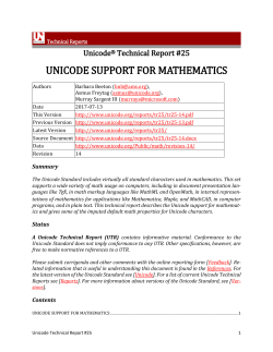 Mathematical Alphanumeric Symbols Block