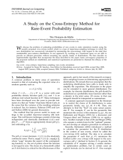 A Study on the Cross-Entropy Method for Rare