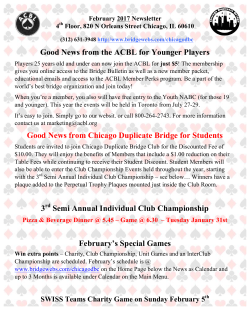 Good News from the ACBL for Younger Players Good