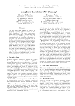 Complexity Results for SAS+ Planning