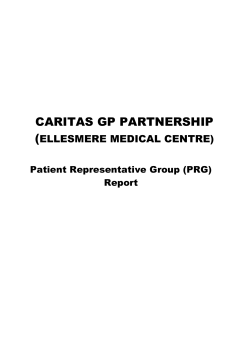 PRG &ndash; Publicise actions taken &ndash; and