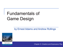Fundamentals of Game Design - Chapter 01