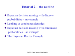 Bayesian Decision Theory