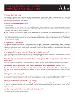 (EMV) Debit Chip Card - Altra Federal Credit Union