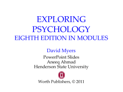 Psychology David Myers