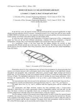 AIDAA2009 Abstract template