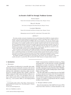 An Iterative EnKF for Strongly Nonlinear Systems