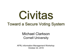 Civitas: A Secure Remote Voting System