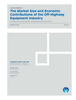 The Market Size and Economic Contributions of the Off