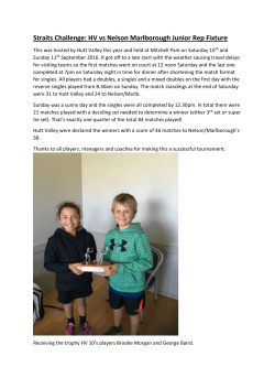 Straits Challenge: HV vs Nelson Marlborough