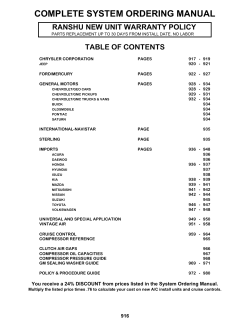 25 UNITS -table of contents P1