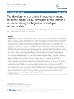 The development of a fully-integrated immune response model (FIRM)