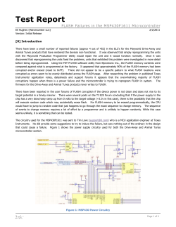 3823.MSP430 FLASH Failure - TI E2E Community