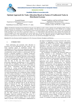 Optimal Approach for Tasks Allocation Based on Fusion of