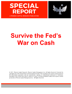 Survive the Fed`s War on Cash