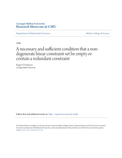 A necessary and sufficient condition that a non