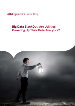 Big Data BlackOut: Are Utilities Powering Up Their Data Analytics?