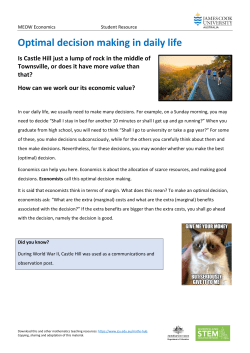 Optimal decision making in daily life