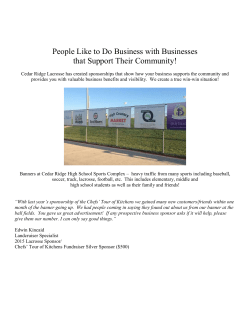 People Like to Do Business with Businesses that Support Their