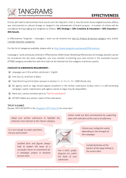 effectiveness - Tangrams