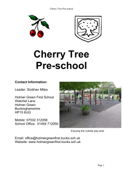 Siobhan Miles - Holmer Green First School