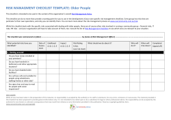 older people - Our Community