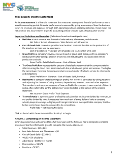 Income Statement