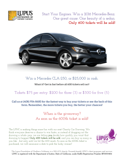 Start Your Engines. Win a 2016 Mercedes