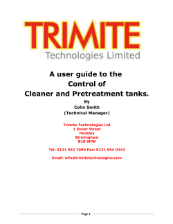 Titration user guide - Trimite Technologies
