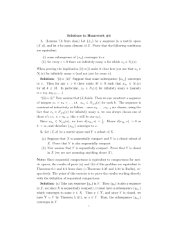 {xn} be a sequence in a metric space