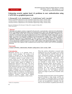 Enhancing security against hard AI problems in