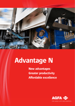 Advantage N - Agfa Graphics