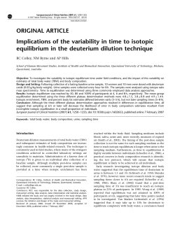 Implications of the variability in time to isotopic equilibrium