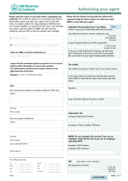 64-8 - Authorising your agent