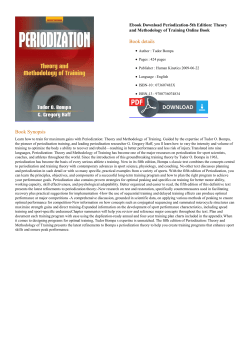 Ebook Periodization-5th Edition: Theory