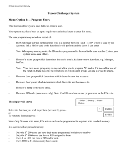 Tecom Challenger System