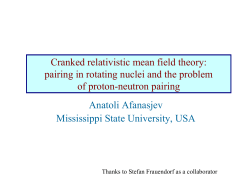 Cranked relativistic mean field theory