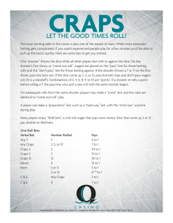 let the good times roll!