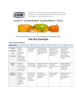 Assess and monitor contractor safety