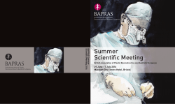 Summer Scientific Meeting