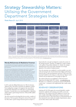 Strategy Stewardship Matters: Utilising the