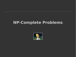 NP-Complete Problems