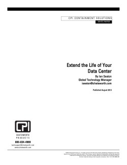 Extend the Life of your Data Center Whitepaper