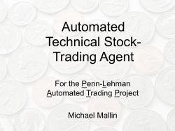 Automated Stock-Trading Agent - CS