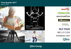 Financial result presentation Q1 2017