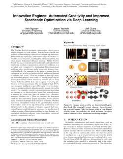 Innovation Engines: Automated Creativity and Improved Stochastic