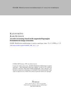 An active set strategy based on the augmented