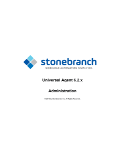 Universal Agent 6.2.x Administration