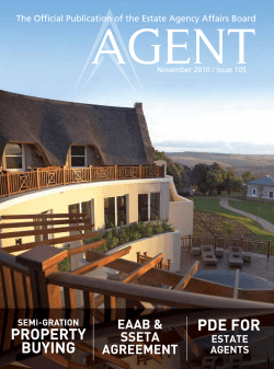 Agent Magazine November 2010