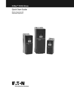 H-Max&trade; HVAC Drives